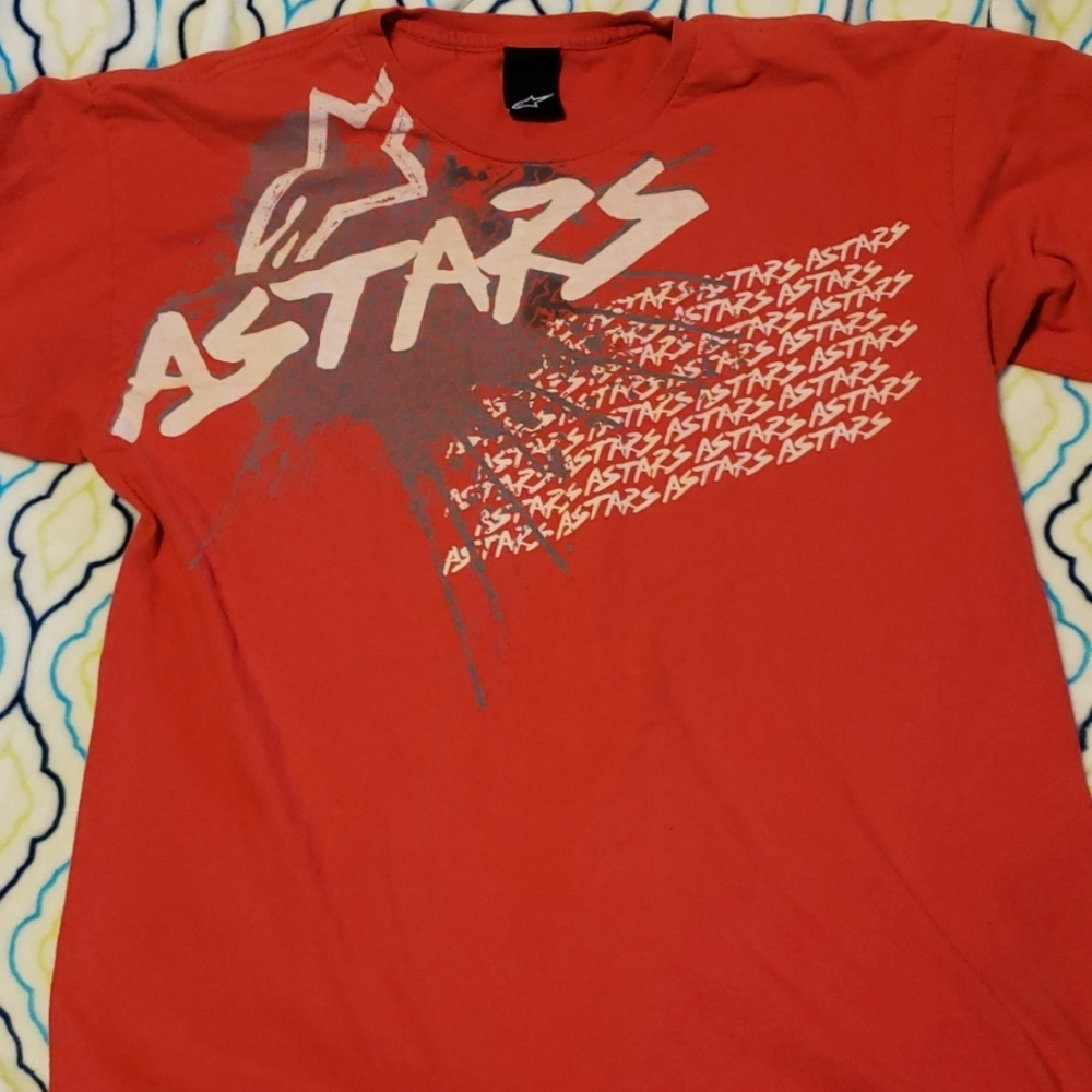 ASTARS red short sleeve tee-shirt
